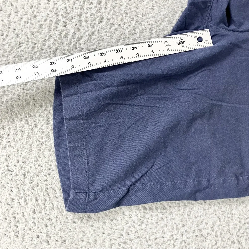 Lululemon Commission Shorts Mens 31 Blue Cotton Chino Casual Summer Pockets